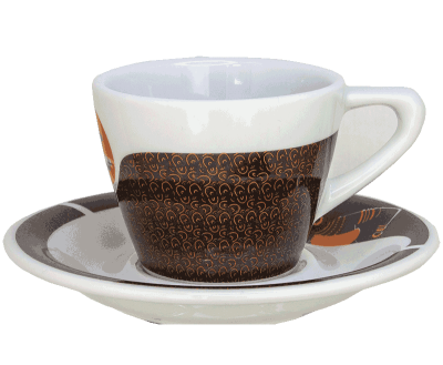Preview: espresso-tasse-mit-unterteller-88 ml kaffeebohnen gourmet